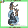 Garden Bronze Mermaid Fountain GBF-G061V